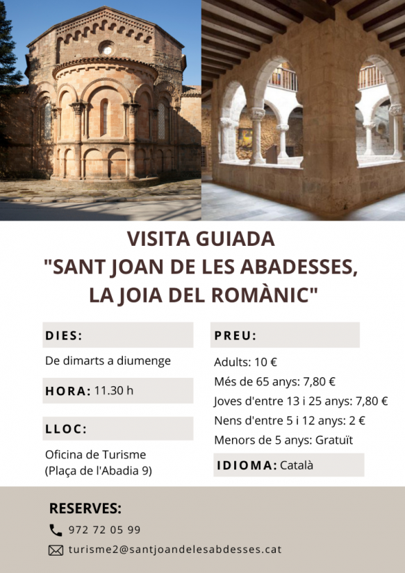 CARTEL
 L VISITA GUIADA LA JOIA DEL ROMÀNIC agost